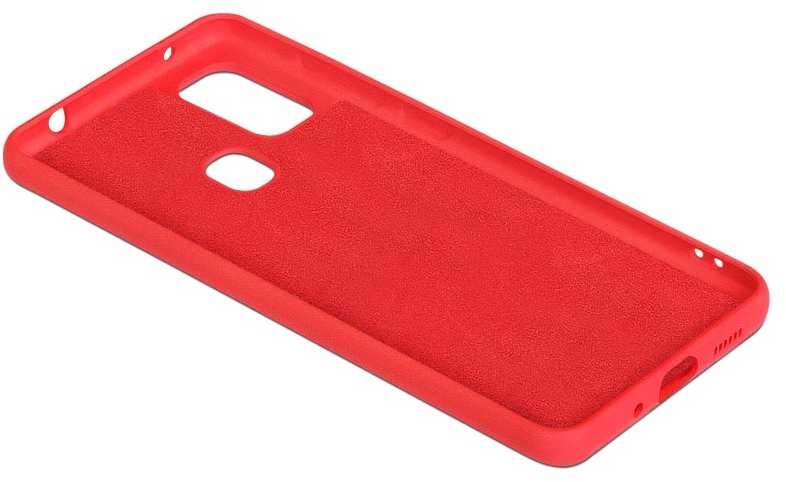 Чехол (клип-кейс) DF для Samsung Galaxy M51 sOriginal-16 красный (DF SORIGINAL-16 (RED))