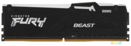 Память DDR5 32Gb 5200MHz Kingston KF552C40BBA-32 Fury Beast Black RGB RTL Gaming PC5-41600 CL40 DIMM 288-pin 1.25В dual rank с радиатором Ret