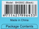 Наушники мониторные A4Tech Fstyler BH350C черный беспроводные bluetooth оголовье (BH350C BLACK)