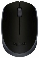 Мышь Logitech M171 черный/серый оптическая 1000dpi беспров. USB для ноутбука 2but (910-004643)
