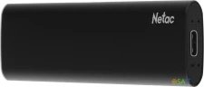 Накопитель SSD Netac USB-C 1Tb NT01ZSLIM-001T-32BK Z Slim 1.8" черный