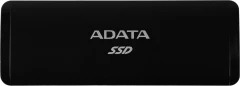 Накопитель SSD A-Data USB-C 512Gb ASE760-512GU32G2-CBK SE760 1.8" черный