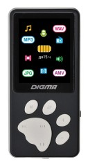 Плеер Hi-Fi Flash Digma S4 8Gb черный/серый/1.8"/FM/microSDHC