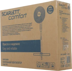 Вентилятор напольный Scarlett SC-SF111B20 35Вт скоростей:3 белый/серый