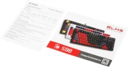 Клавиатура A4Tech Bloody S98 механическая синий/белый USB for gamer LED (SPORTS NAVY)