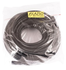Кабель аудио-видео Lazco WH-111 HDMI (m)/HDMI (m) 25м. позолоч.конт. черный (10319)