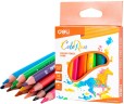 Карандаши цв. Deli EC09900 ColoRun трехгран. пластик 12цв. коробка/европод. (12шт)