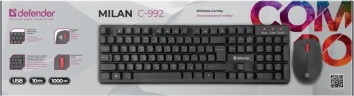 Defender Беспроводной набор Milan C-992 RU,черный,полноразмерный Defender 45992