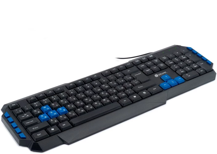 Клавиатура Оклик 750G FROST WAR черный/черный USB Multimedia for gamer (337452)