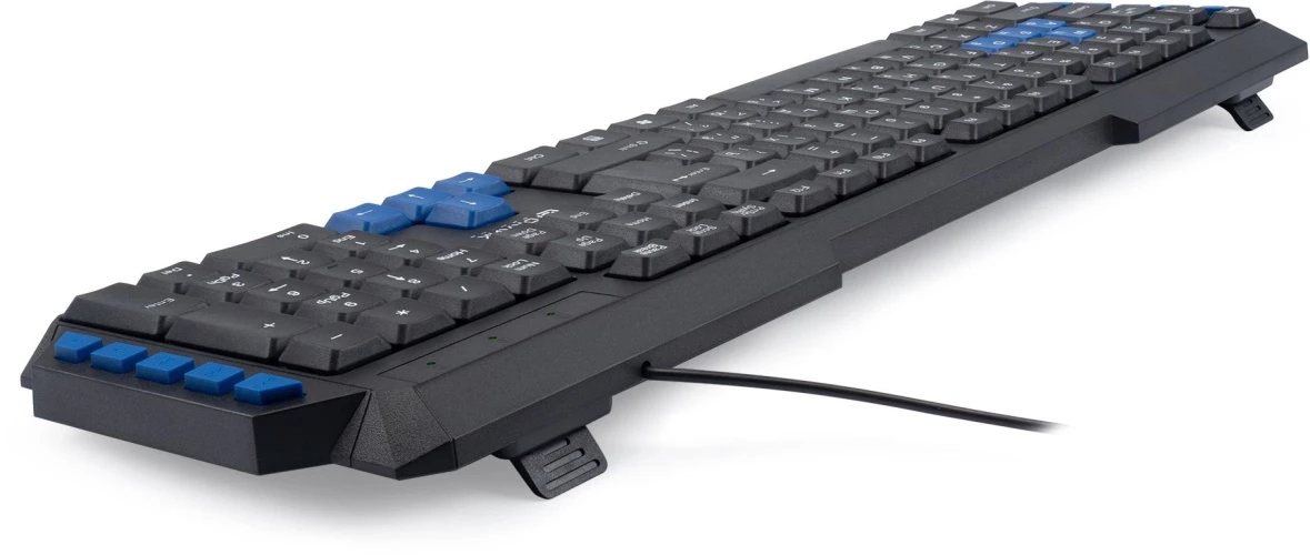 Клавиатура Оклик 750G FROST WAR черный/черный USB Multimedia for gamer (337452)