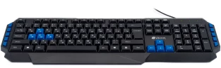 Клавиатура Оклик 750G FROST WAR черный/черный USB Multimedia for gamer (337452)