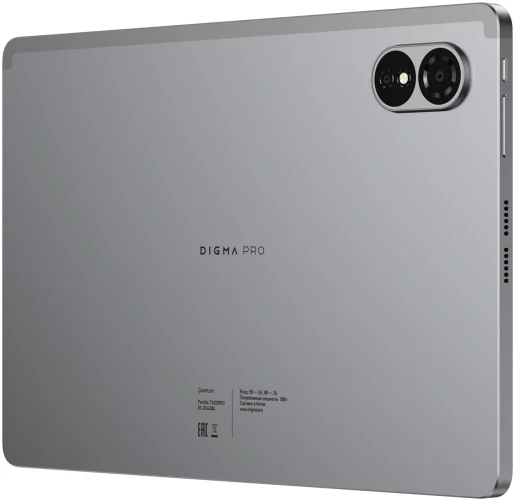 Планшет Digma Pro Quantum T606 (1.6) 8C RAM6Gb ROM128Gb 11" In-Cell 1280x800 4G Android 14 серый 13Mpix 5Mpix BT WiFi microSD 2Tb 7000mAh 600hrs