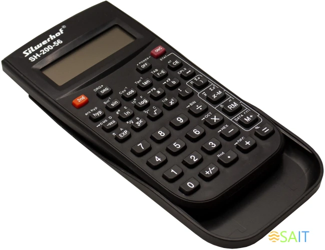Калькулятор научный Silwerhof SH-200-56 черный 10-разр.