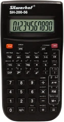 Калькулятор научный Silwerhof SH-200-56 черный 10-разр.