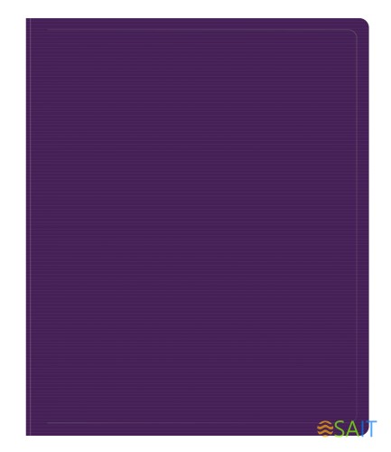 Папка на 2-х кольцах Бюрократ DeLuxe DL0740/2BBERRY A4 пластик 0.7мм кор.32мм черничный