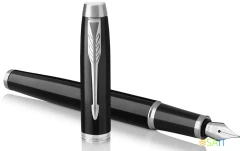 Ручка перьев. Parker IM Core F321 (1931644) Black CT F сталь нержавеющая подар.кор.