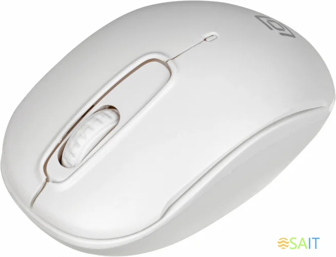 Мышь Оклик 505MW белый оптическая 1000dpi беспров. USB для ноутбука 3but (1018257)