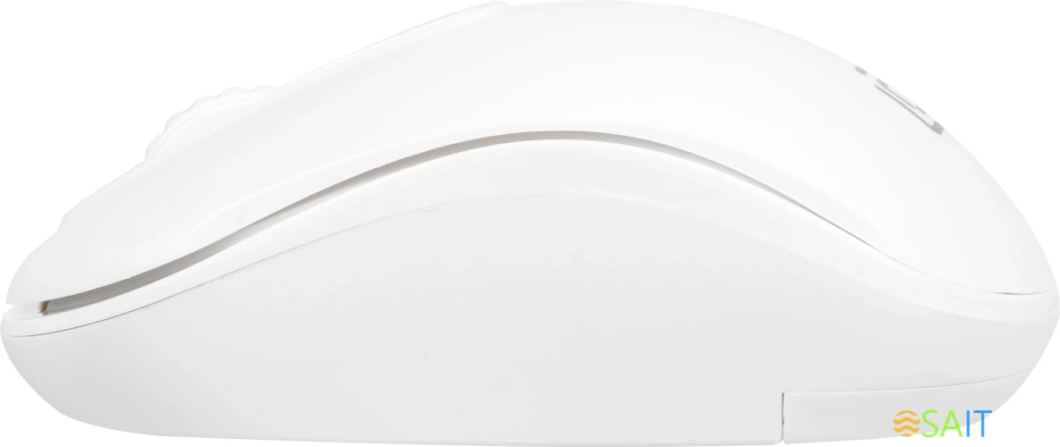 Мышь Оклик 505MW белый оптическая 1000dpi беспров. USB для ноутбука 3but (1018257)