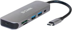 Разветвитель USB 2.0 D-Link DUB-2325 2порт. черный (DUB-2325/A1A)