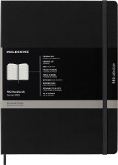 Блокнот Moleskine PROFESSIONAL PROPFNTB4HBK XLarge 190х250мм 192стр. твердая обложка черный