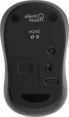 Мышь Logitech M240 Silent графитовый оптическая 4000dpi silent беспров. BT для ноутбука 2but (910-007078)