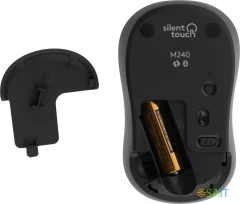 Мышь Logitech M240 Silent графитовый оптическая 4000dpi silent беспров. BT для ноутбука 2but (910-007078)