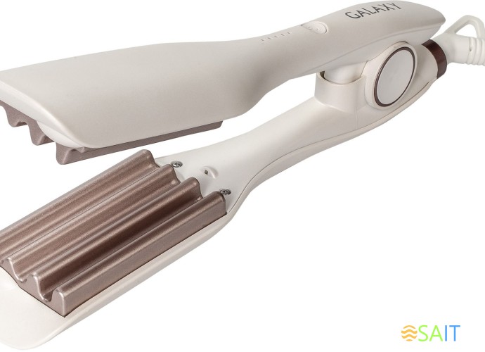 Мульти-Стайлер Galaxy Line GL 4662 120Вт белый макс.темп.:220С покрытие:керамическое (ГЛ4662Л)