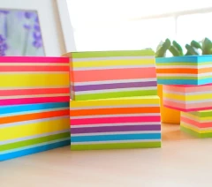 Блок самоклеящийся бумажный Stick`n 21539 76x76мм 400лист. 70г/м2 неон+пастель 7цв.в упак.