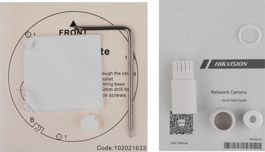 Камера видеонаблюдения IP Hikvision DS-2CD2143G2-IU(2.8mm) 2.8-2.8мм цв. корп.:белый