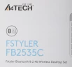 Клавиатура + мышь A4Tech Fstyler FB2535C клав:белый/серый мышь:белый/серый USB беспроводная Bluetooth/Радио slim (FB2535C ICY WHITE)