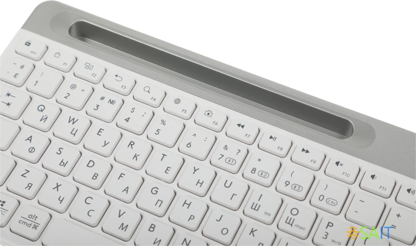 Клавиатура + мышь A4Tech Fstyler FB2535C клав:белый/серый мышь:белый/серый USB беспроводная Bluetooth/Радио slim (FB2535C ICY WHITE)