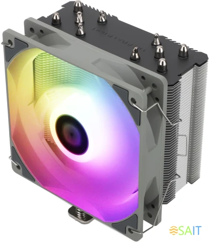 Устройство охлаждения(кулер) Thermalright Assassin King 120 SE ARGB Soc-AM5/AM4/1200/1700/1851 черный 4-pin 25.6dB Al+Cu 640gr Ret (AK120-SE-ARGB)