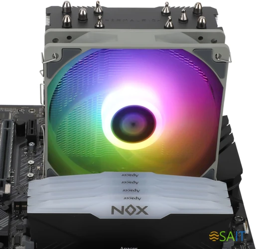 Устройство охлаждения(кулер) Thermalright Assassin King 120 SE ARGB Soc-AM5/AM4/1200/1700/1851 черный 4-pin 25.6dB Al+Cu 640gr Ret (AK120-SE-ARGB)