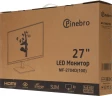 Монитор Pinebro 27" MF-2704D(100) черный IPS LED 4ms 16:9 HDMI M/M матовая 300cd 178гр/178гр 1920x1080 100Hz FreeSync VGA DP FHD 3.70кг