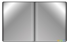 Папка с 60 прозр.вклад. Бюрократ -BPV60BLCK A4 пластик 0.7мм торц.карм с бум. встав черный