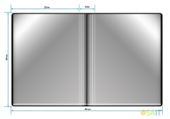 Папка с 60 прозр.вклад. Бюрократ -BPV60BLCK A4 пластик 0.7мм торц.карм с бум. встав черный