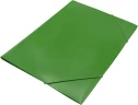 Папка на резинке Silwerhof Eco A4 пластик 0.5мм кор.15мм зеленый