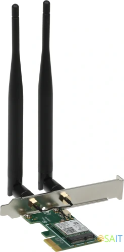 Сетевой адаптер Wi-Fi Tenda E30 AX3000 PCI Express x1 (ант.внеш.съем) 2ант.
