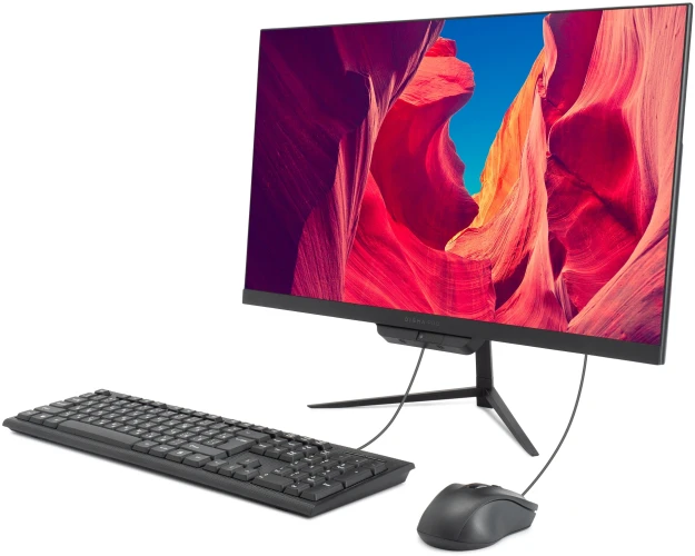 Моноблок Digma Pro Base 23.8" Full HD i3 12100 (3.3) 16Gb SSD512Gb UHDG 730 Windows 11 Pro GbitEth WiFi BT 90W клавиатура мышь Cam черный 1920x1080