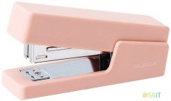 Степлер Deli NS084-RD Nusign 24/6 26/6 (20листов) красный 100скоб коробка