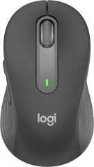 Мышь Logitech M650 L черный оптическая 4000dpi silent беспров. BT/Radio USB 5but (910-006350)