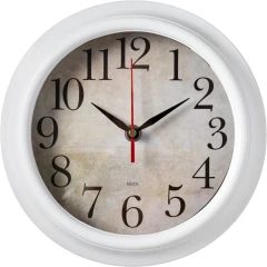 Часы настенные аналоговые Бюрократ WALLC-R80P D21см белый (WALLC-R80P21/WHITE)