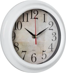 Часы настенные аналоговые Бюрократ WALLC-R80P D21см белый (WALLC-R80P21/WHITE)