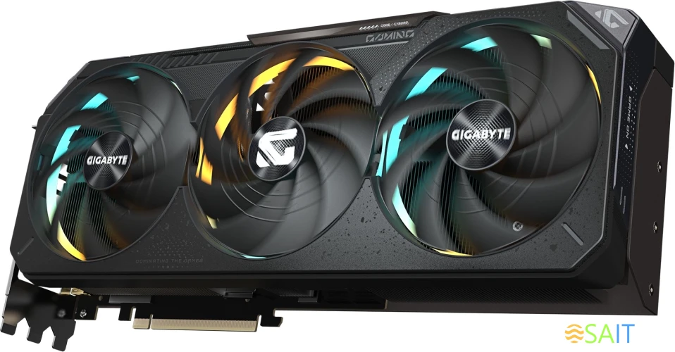 Видеокарта Gigabyte PCI-E 4.0 GV-N5080GAMING OC-16GD 1.0 NVIDIA GeForce RTX 5080 16Gb 256bit GDDR7 2550/23000 HDMIx1 DPx3 HDCP Ret