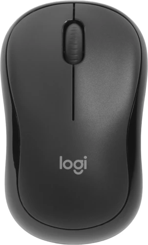 Мышь Logitech Silent M220 темно-серый/черный оптическая 1000dpi silent беспров. USB 2but (910-004895)