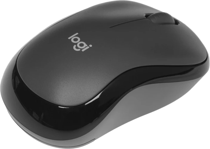 Мышь Logitech Silent M220 темно-серый/черный оптическая 1000dpi silent беспров. USB 2but (910-004895)
