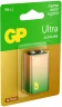 Батарея GP Ultra Alkaline 1604AUA21-5CRSBC1 9V (1шт) блистер