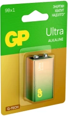 Батарея GP Ultra Alkaline 1604AUA21-5CRSBC1 9V (1шт) блистер