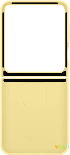 Чехол (клип-кейс) Samsung для Samsung Galaxy Z Flip6 Silicone Case Silicone Case Flip 6 (F741) желтый (EF-PF741TYEGRU)