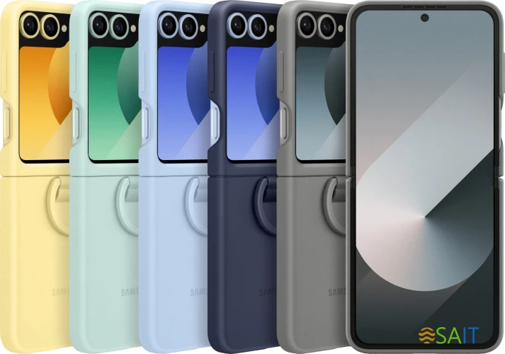 Чехол (клип-кейс) Samsung для Samsung Galaxy Z Flip6 Silicone Case Silicone Case Flip 6 (F741) желтый (EF-PF741TYEGRU)